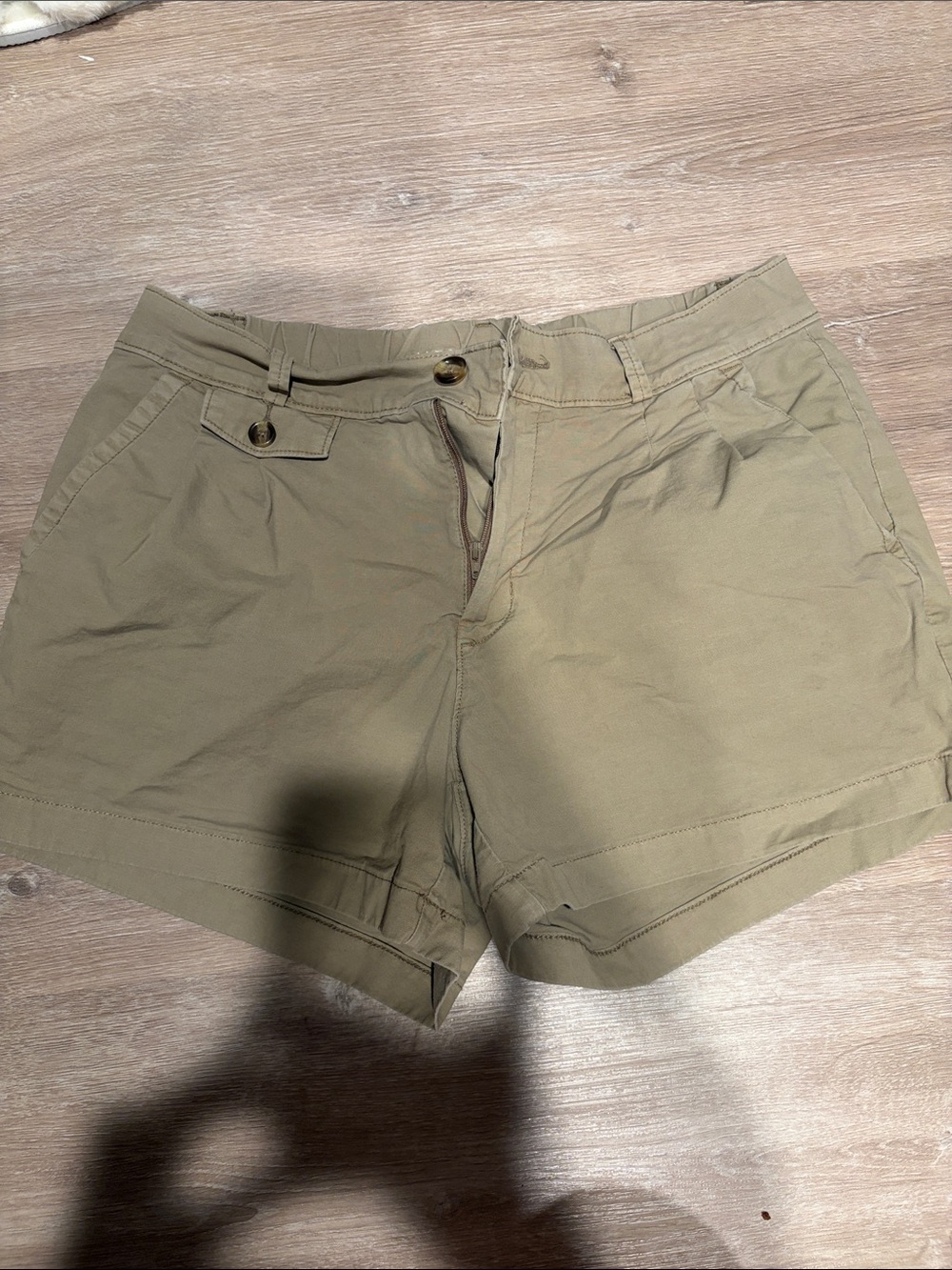 American Eagle Outfitters Khaki Bermuda Shorts